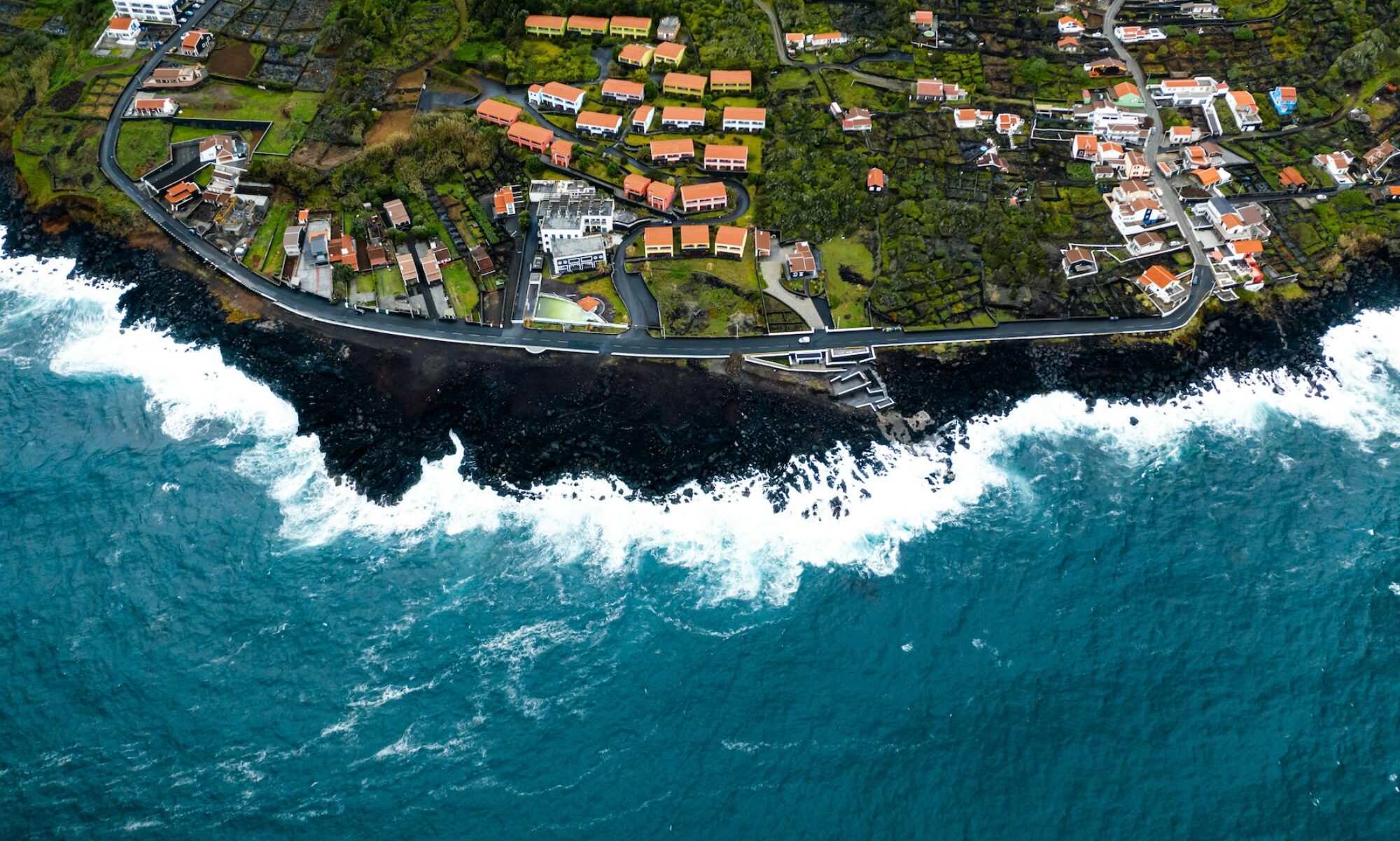 Coastline in the Azores