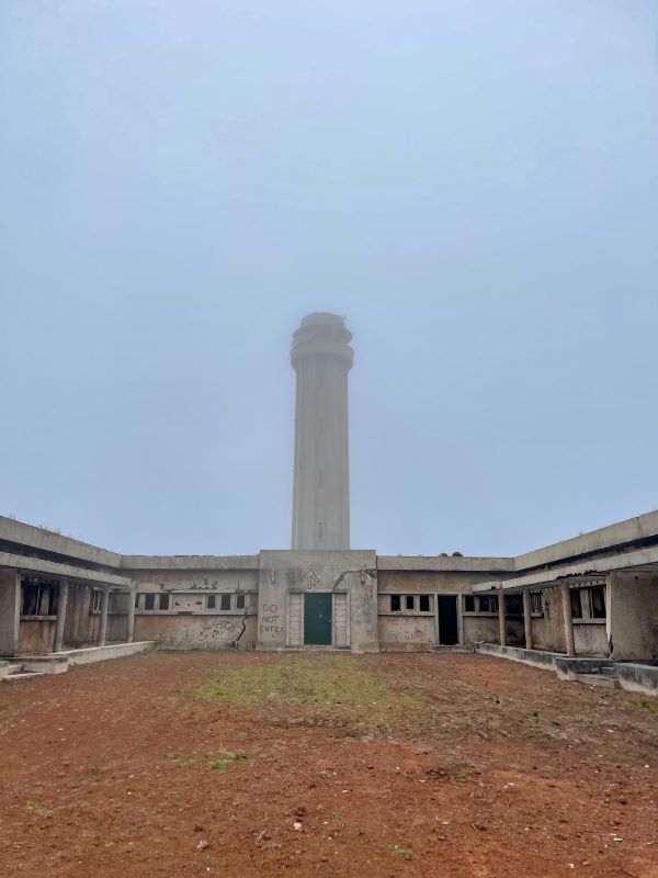 The entrance to the abandoned Rosais light house on Sao Jorge.