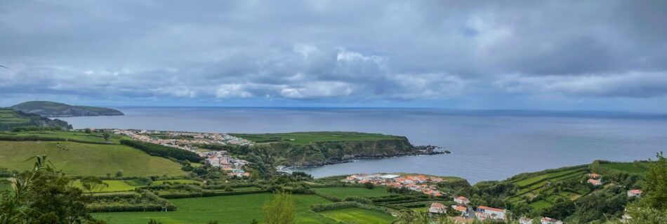 View of a small village on Sao Miguel