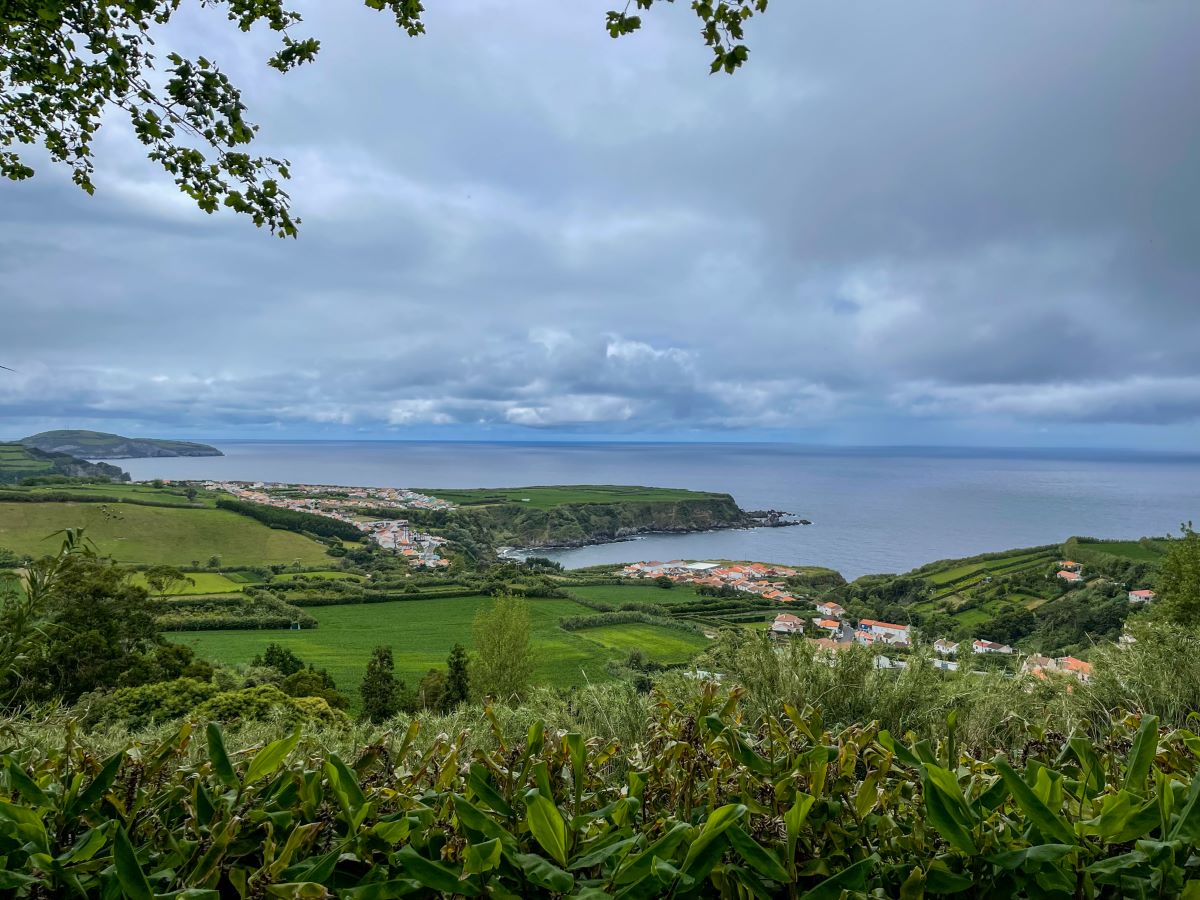 View of a small village on Sao Miguel