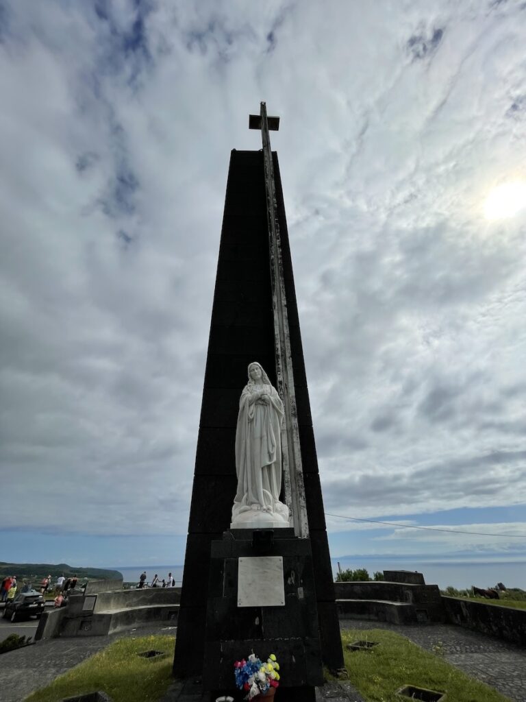 Horta statue of Nossa Senhora da Conceição