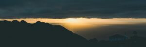 Santa Maria, Azores landscape at sunset