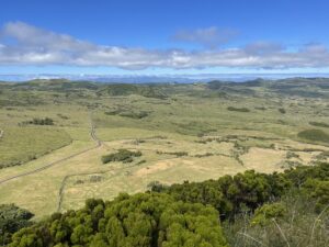 View from the top of Pico da Urze in Pico, Azores